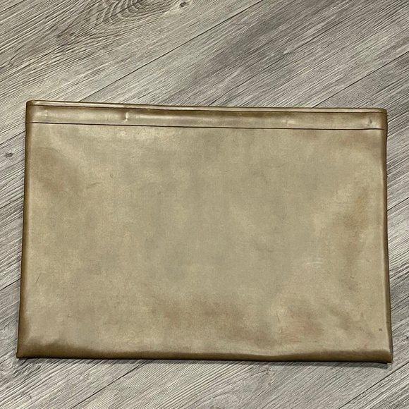 Lockheed Martin California Company Large Leather Folder Metal Closure Vintage - Picture 2 of 16